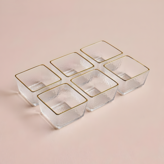 Glass Bowls 6 Pcs
